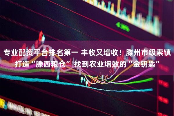 专业配资平台排名第一 丰收又增收！滕州市级索镇打造“滕西粮仓” 找到农业增效的“金钥匙”