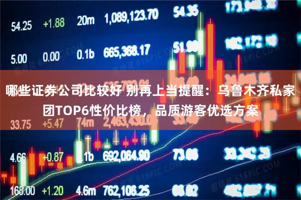 哪些证券公司比较好 别再上当提醒：乌鲁木齐私家团TOP6性价比榜，品质游客优选方案